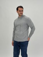 Pulover din tricot cu glugă - imagine 13