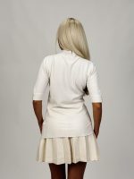 Pulover helancă cu mânecă scurtă - imagine 4