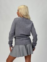 Pulover accesorizat cu ștrasuri și perle - imagine 8