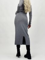 Fustă lungă din tricot cu butoni - imagine 10