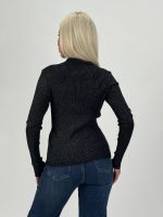 Pulover maletă rigat cu lurex - imagine 18