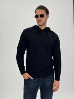 Pulover din tricot cu glugă - imagine 18