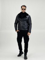 Jachetă cojoc din ecopiele - imagine 7