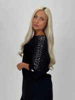 Pulover raglan accesorizat pe mânecă - imagine 16