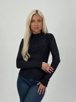 Pulover maletă rigat cu lurex - imagine 16