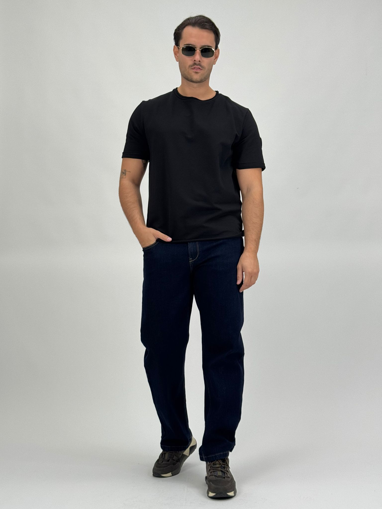 f3c6e8e9-5a18-45f8-a28f-ee74244158ee Jeans drept indigo - imagine 1