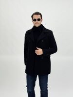 Palton din stofă dublat cu fermoar - imagine 2