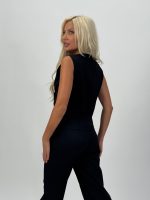 Vestă cambrată cu nasturi - imagine 4