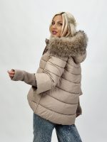 Jachetă din fâș cu mâneci din tricot - imagine 11