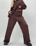 Set pantalon și cămașă cu șnur - imagine 7