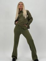 Set pulover maletă și pantalon din tricot - imagine 15