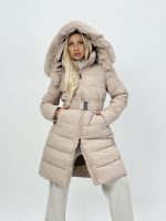 Jachetă din fâș cu ștrasuri și curea - imagine 2