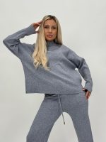 Set pulover maletă și pantalon din tricot - imagine 21