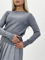 Pulover din tricot cu patent lat - imagine 18