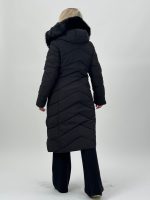 Jachetă lungă cu fermoar pe diagonală - imagine 19