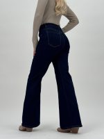 Jeans | Blug indigo evazat - imagine 5