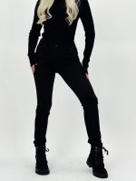 Pantalon office cu vipușcă - imagine 2