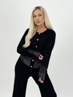 Set din tricot cu ștrasuri - imagine 5