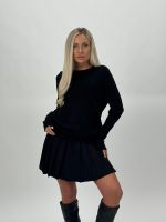 Pulover tricotat cu model romb - imagine 17