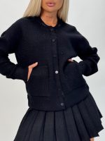 Pulover cardigan cu ștrasuri - imagine 8