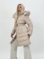 Jachetă din fâș cu ștrasuri și curea - imagine 4