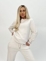 Set din tricot pantalon si pulover - imagine 3