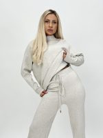 Set pulover maletă și pantalon din tricot - imagine 5