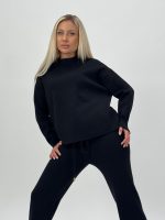 Set pulover maletă și pantalon din tricot - imagine 28