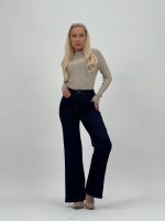 Jeans | Blug indigo evazat - imagine 3