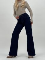 Jeans | Blug indigo evazat - imagine 4