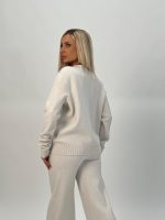 Set din tricot pantalon si pulover - imagine 5