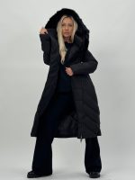 Jachetă lungă cu fermoar pe diagonală - imagine 15