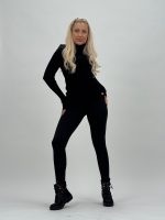 Pantalon colant plușat - imagine 14