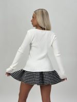 Pulover rigat accesorizat - imagine 4