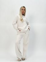 Set din tricot pantalon si pulover - imagine 2