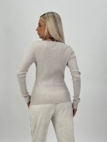 Pulover rigat accesorizat - imagine 12