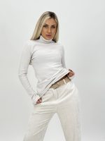 Pulover helancă cu lurex - imagine 2