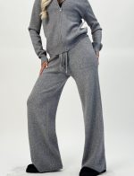 Set hanorac și pantalon din tricot - imagine 11