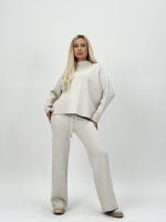 Set pulover maletă și pantalon din tricot - imagine 2