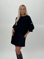 Pulover cu mânecă scurtă accesorizat - imagine 14