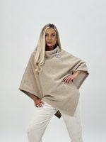 Poncho cu broșă - imagine 6