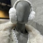 Căști din blană pentru femei, accesoriu elegant de iarnă disponibil în mai multe culori