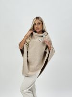 Poncho cu broșă - imagine 8