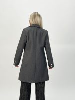 Palton rigat din stofă - imagine 6