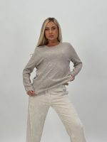 Pulover tricotat cu model romb - imagine 10