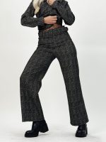 Pantalon office wide leg - imagine 3