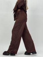 Set pantalon și cămașă cu șnur - imagine 9