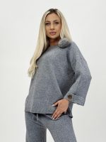 Set din tricot cu broșă - imagine 17