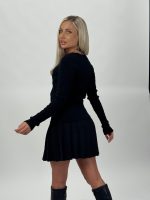 Pulover din tricot cu model torsade - imagine 16