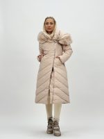 Jachetă lungă cu fermoar pe diagonală - imagine 5